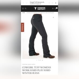 Cowgirl Tuff Women's Dark Boot Cut Jeans